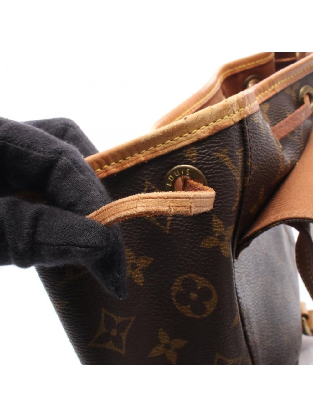 Louis Vuitton Backpack Montsouris MM Canvas Leather - Picture 10 of 13